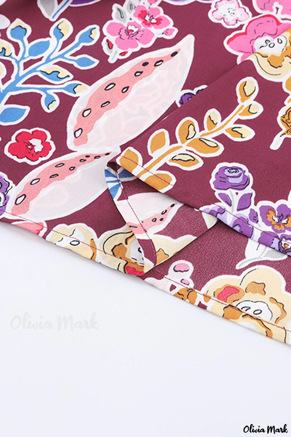 Deanwangkt - Bohemian Floral Long Sleeve V-Neck Blouse - Deanwangkt