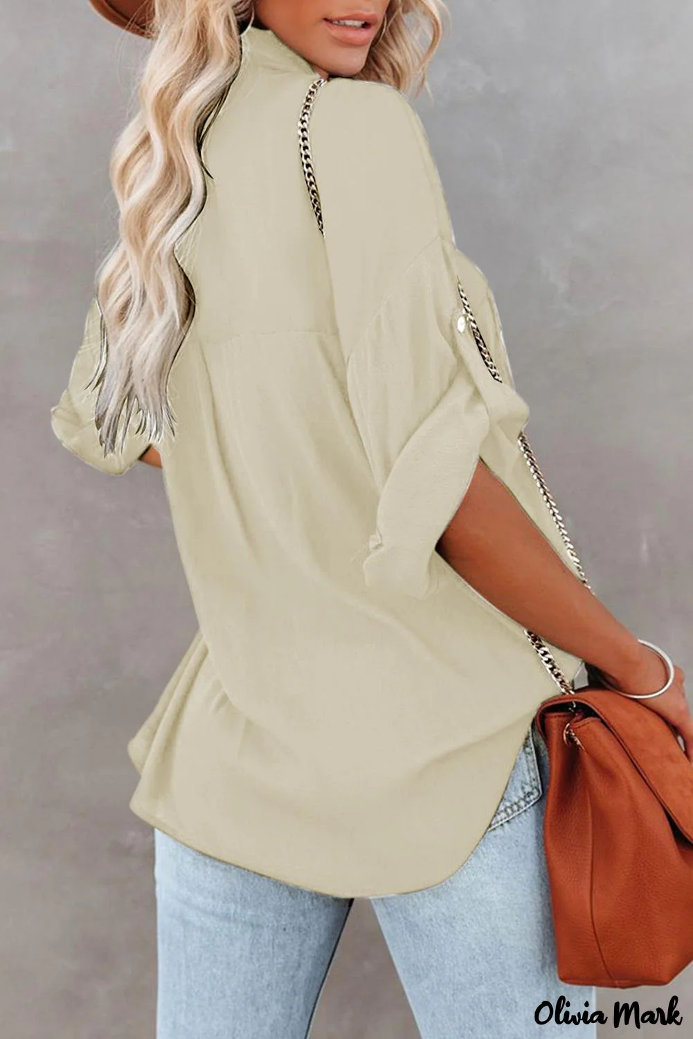 Deanwangkt - White buttoned shirt with long sleeves and plain pocket - Deanwangkt