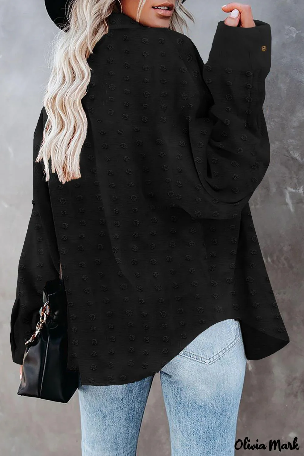 Deanwangkt - Green Polka Dot Long Sleeve Button Pocket Shirt - Deanwangkt