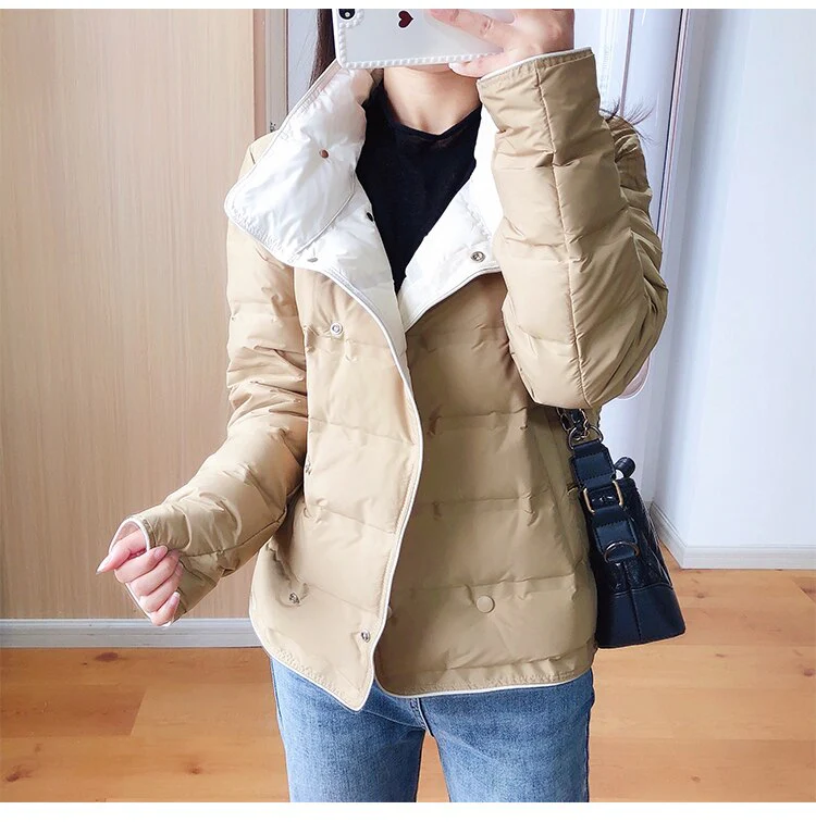 Black Friday Sales New Autumn Winter Women Ultra Light Short Down Coat 90% White Duck Down Jacket Female Puffer Parka Lady Warm Outwear - Deanwangkt