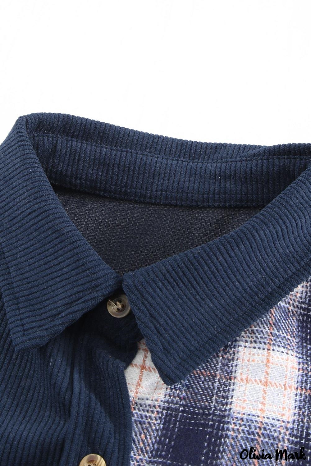 Deanwangkt - Oversized button-up shirt in checked corduroy - Deanwangkt