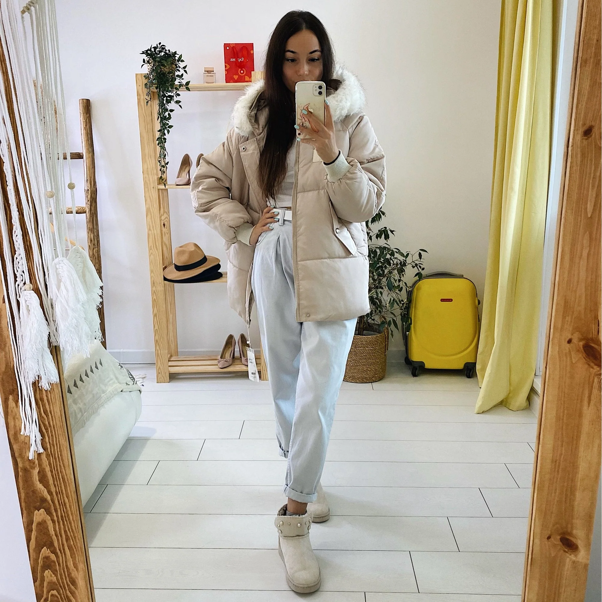 Christmas Gift Deanwangkt New Cotton-padded Clothes Women's Mid-length Winter Jacket Female Thick Ins Bread Clothing Women Loose Padded Coats - Deanwangkt