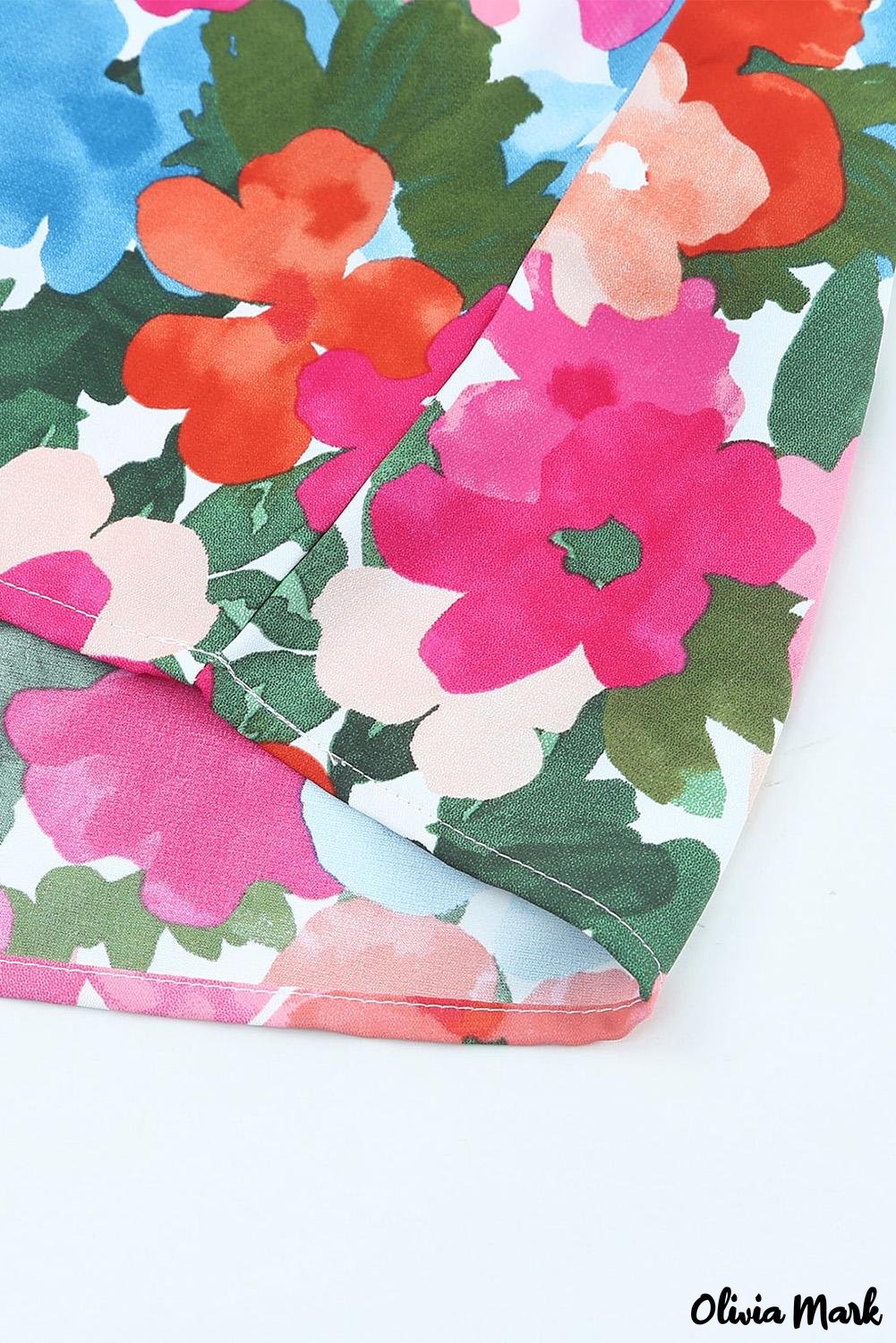 Deanwangkt - Off-the-shoulder blouse with ruffles in a floral print - Deanwangkt