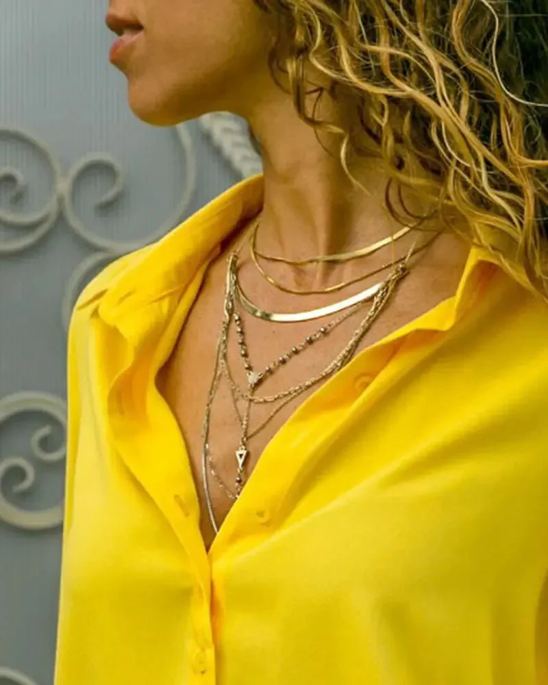 Deanwangkt - Long sleeve button down shirt - Deanwangkt