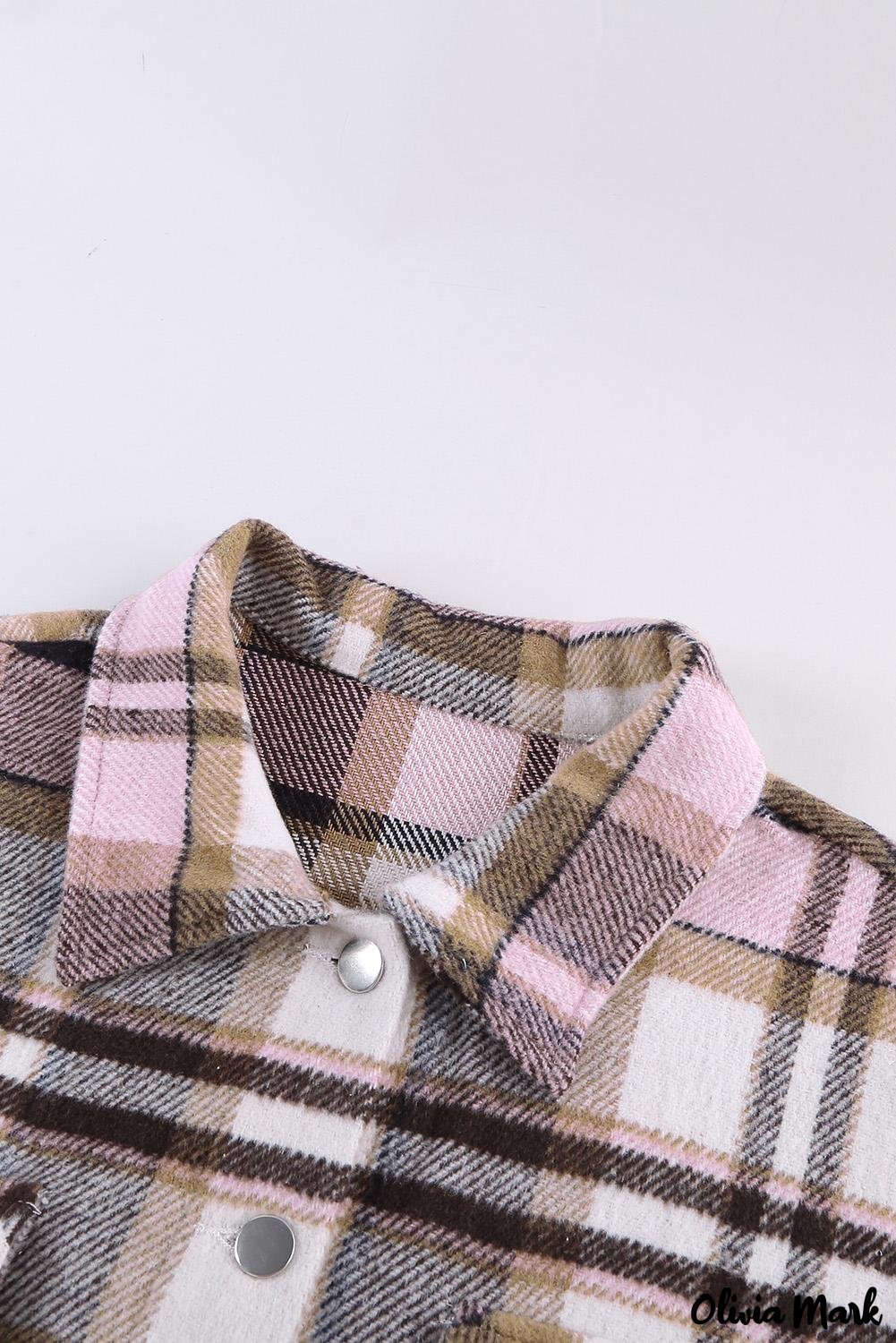 Deanwangkt - Pink Geometric Check Pocket Shirt - Deanwangkt