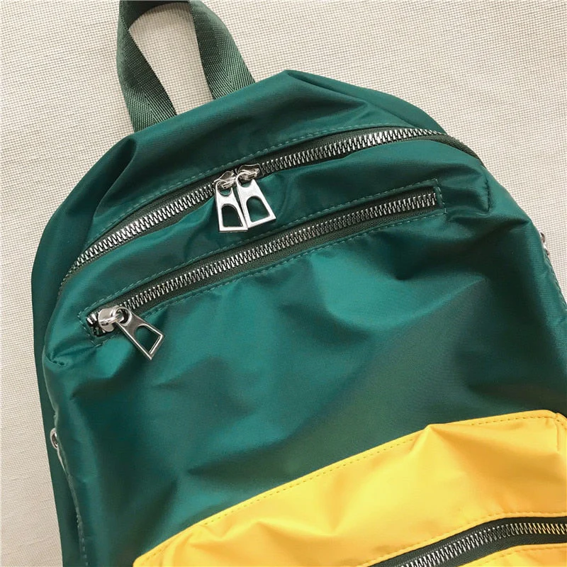 Deanwangkt Women Backpack For Teenage Girls Fashion Nylon School Bag Female Backbag Casual Large Capacity Travel Bag Mochilas K45 - Deanwangkt