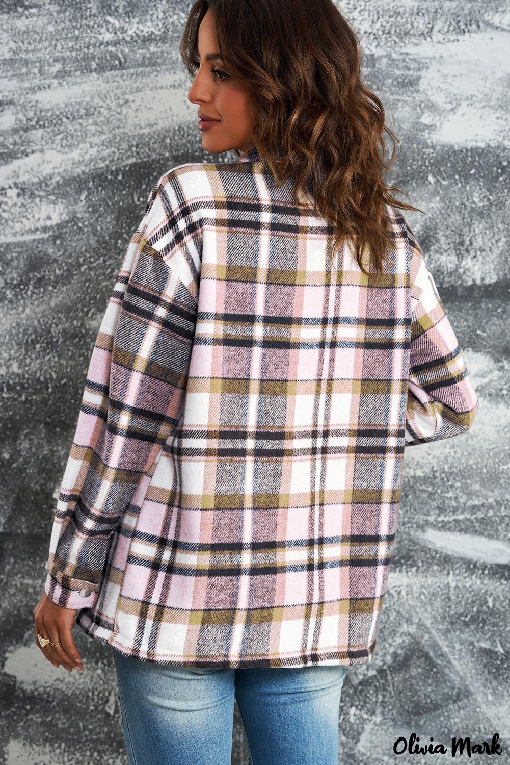 Deanwangkt - Pink Geometric Check Pocket Shirt - Deanwangkt