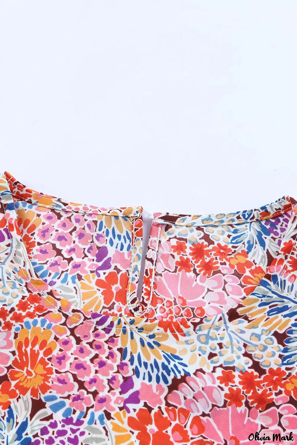 Deanwangkt - Bohemian Floral Long Sleeve V-Neck Blouse - Deanwangkt