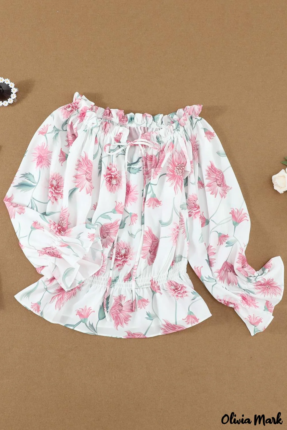 Deanwangkt - Floral off-the-shoulder blouse - Deanwangkt