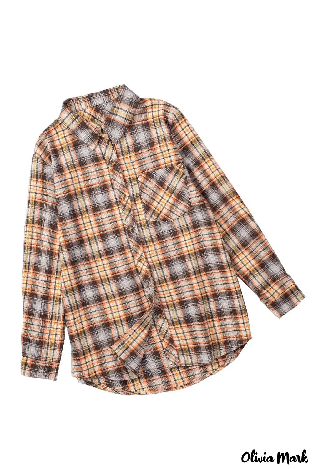 Deanwangkt - Plaid Button-Up Long Sleeve Shirt - Deanwangkt