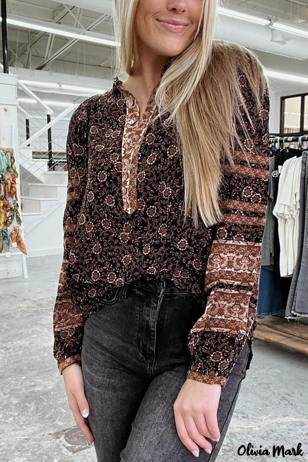 Deanwangkt - Vintage flower print blouse - Deanwangkt