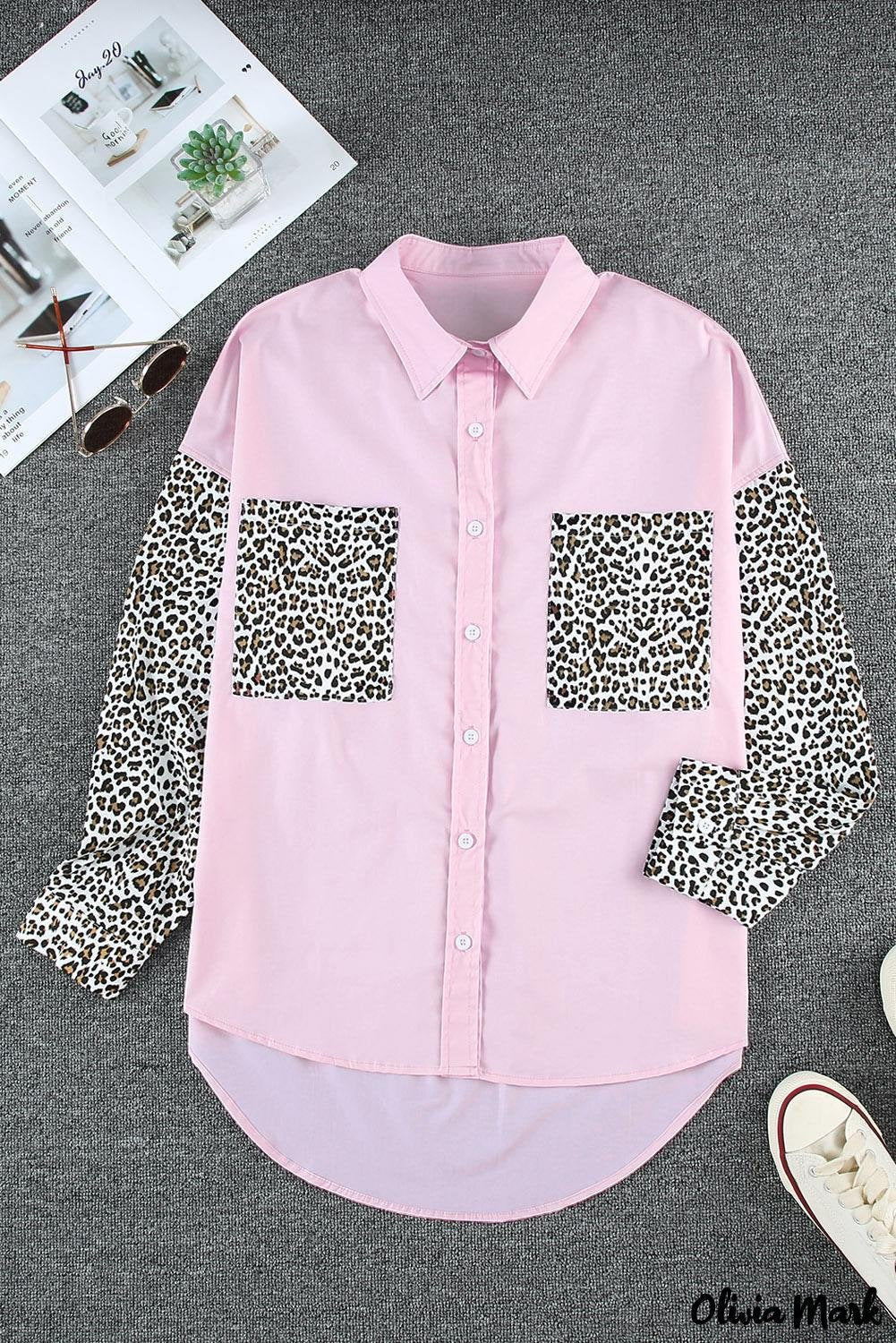 Deanwangkt - Patchwork Drop Shoulder Long Sleeve Shirt - Deanwangkt