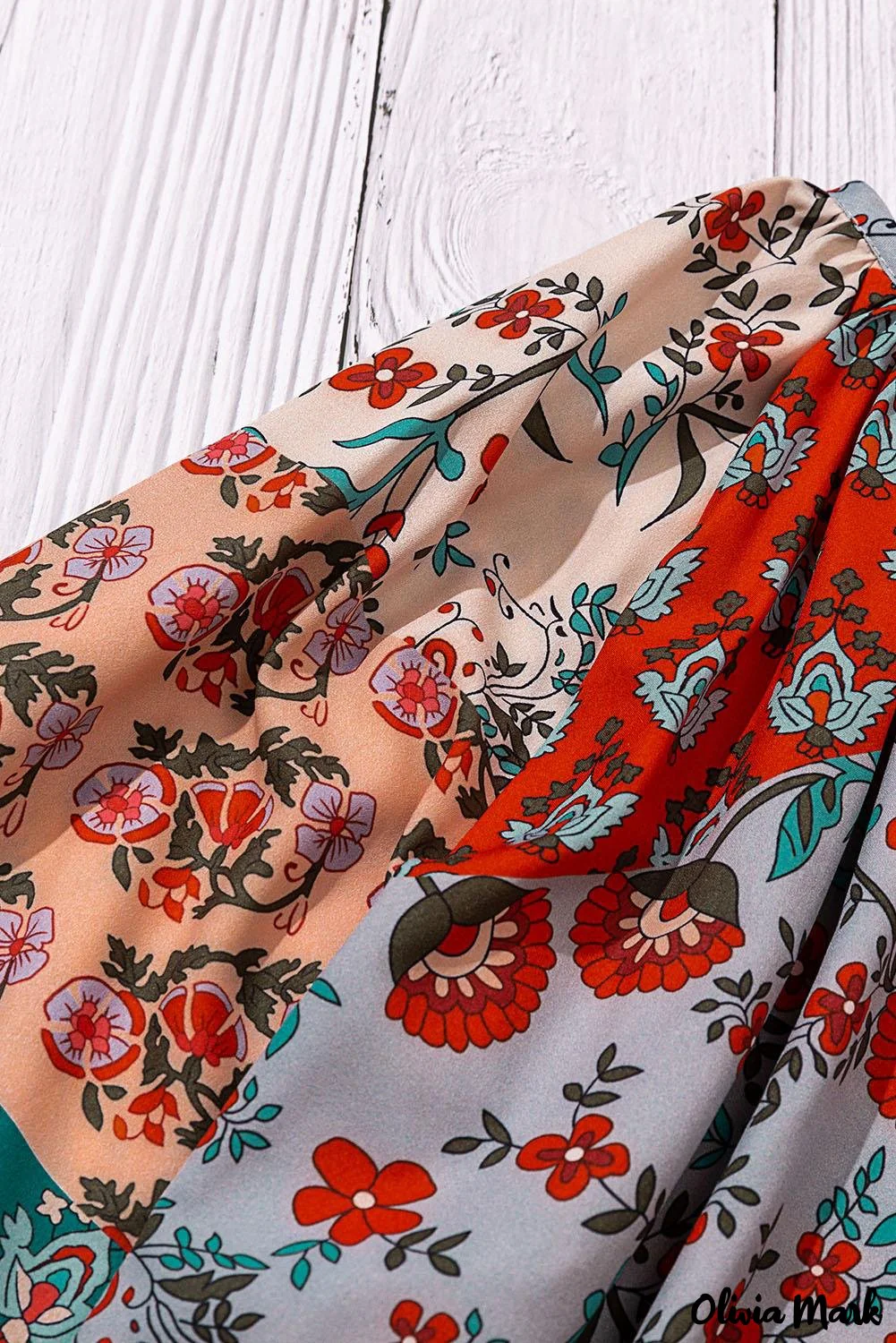 Deanwangkt - Multicolor Peasant Blouse With Floral Print - Deanwangkt