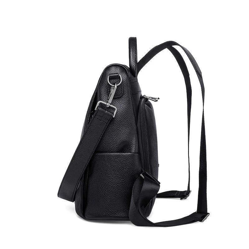 deanwangkt-1 Women's Zipper Anti-theft Backpack, Fashion Shoulder Hand Bag With Removable Strap For Work - Deanwangkt