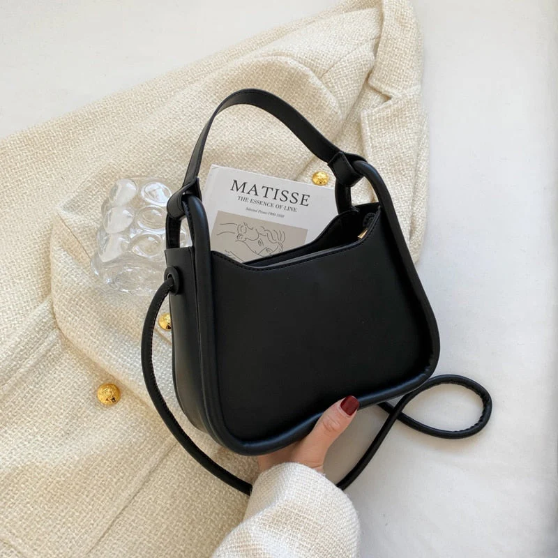 Back To College Deanwangkt Spring Trendy Small PU Leather Women's Designer Handbag Luxury Brand Underarm Shoulder Crossbody Bags Kawaii Cute Totes - Deanwangkt