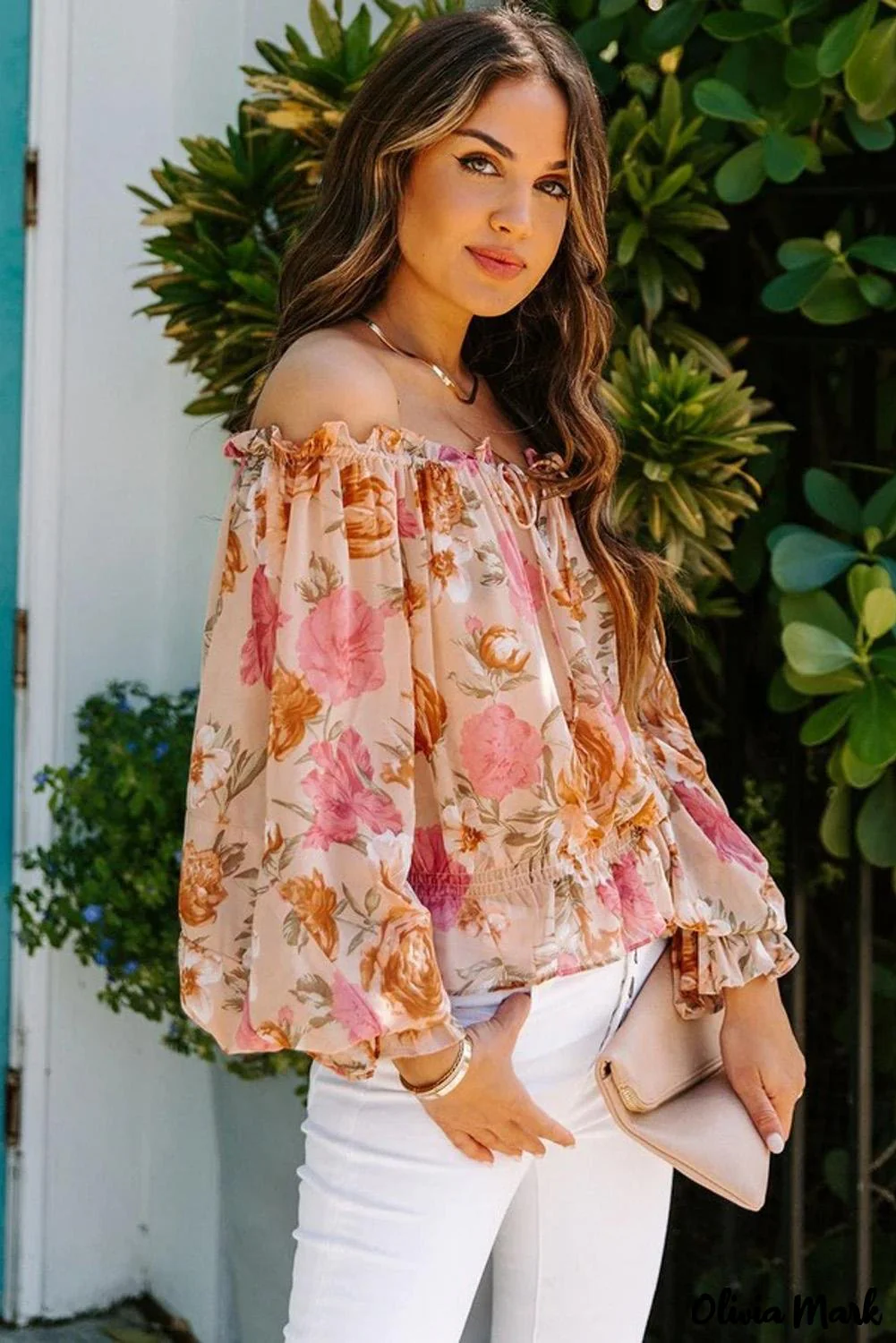 Deanwangkt - Floral off-the-shoulder blouse - Deanwangkt