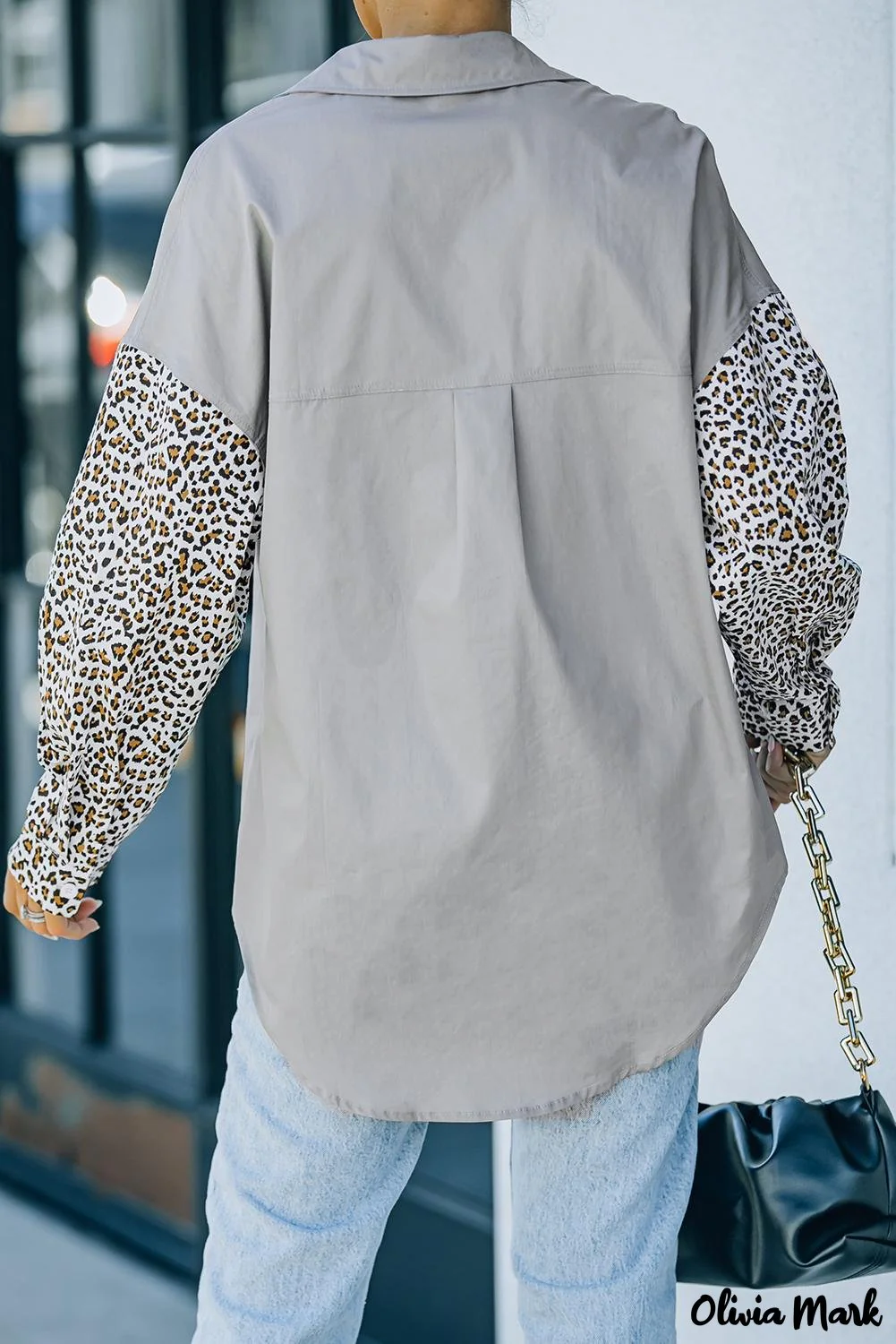 Deanwangkt - Patchwork Drop Shoulder Long Sleeve Shirt - Deanwangkt