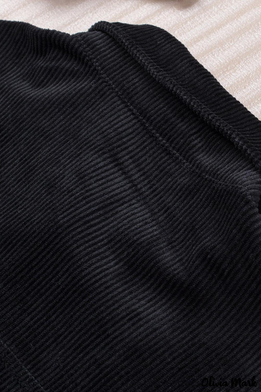 Deanwangkt - Oversized button-up shirt in checked corduroy - Deanwangkt