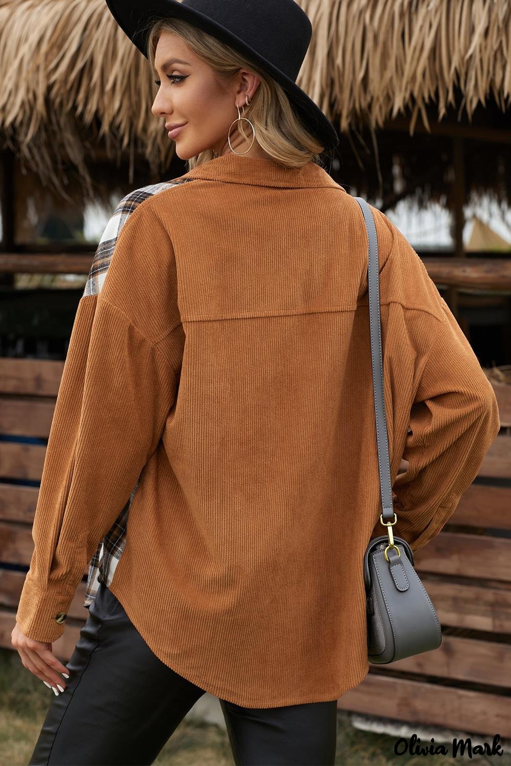 Deanwangkt - Brown Checked Corduroy Shirt - Deanwangkt