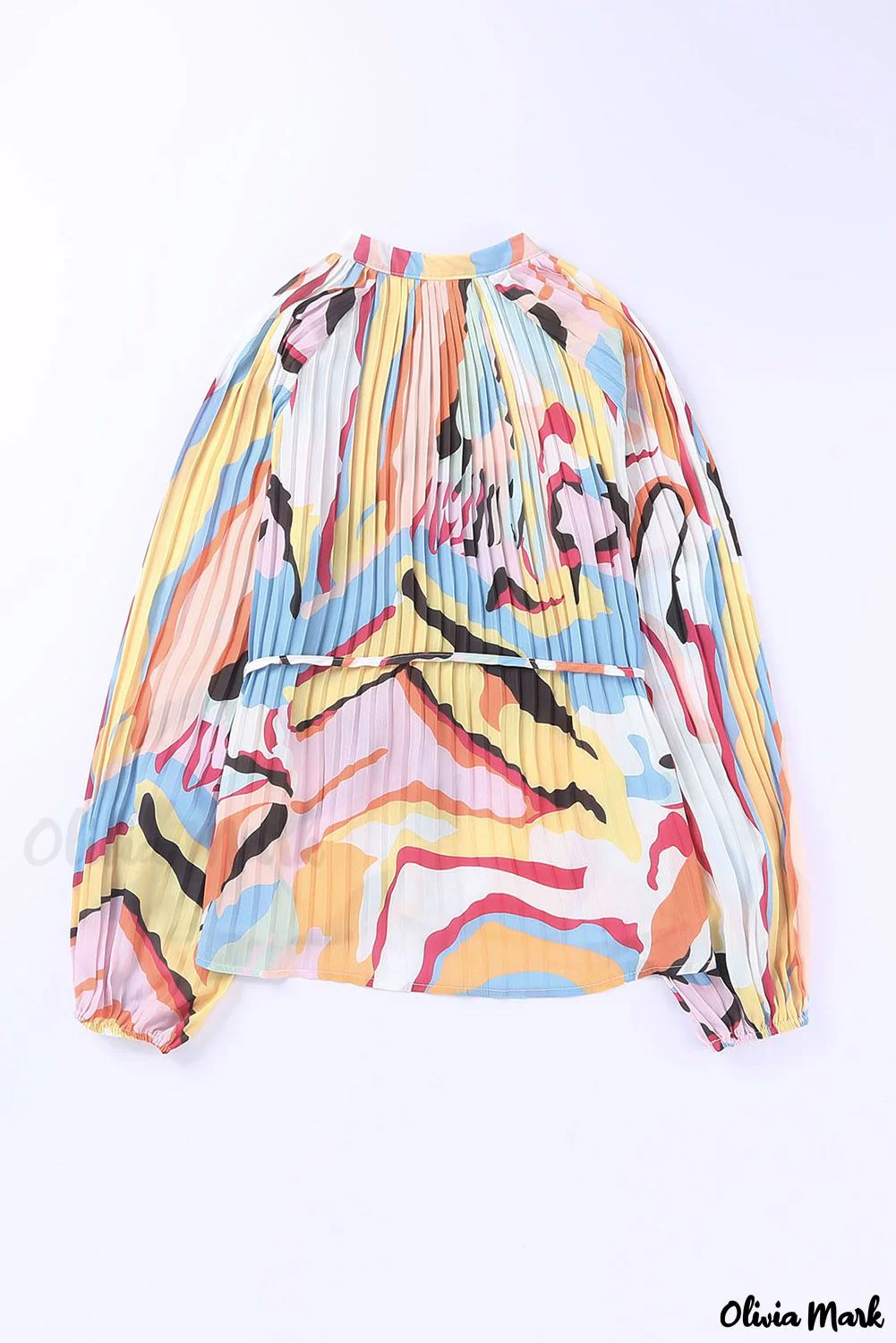 Deanwangkt - Multicolor Crinkle Long Sleeve Tropical Fish Skin Shirt - Deanwangkt