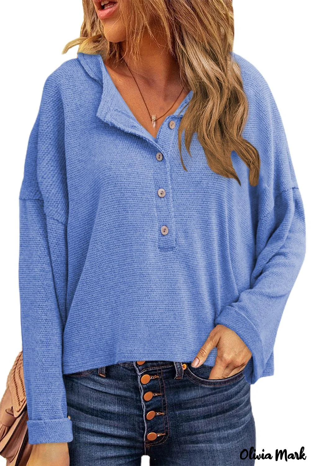 Deanwangkt - Loose buttoned khaki long sleeve shirt - Deanwangkt