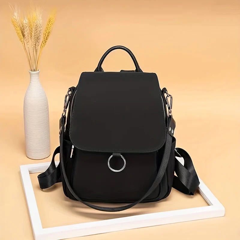 Oxford Female New Fashionable Joker Ms Backpack Backpack Packets Travel Large Capacity Computer Bag - Deanwangkt