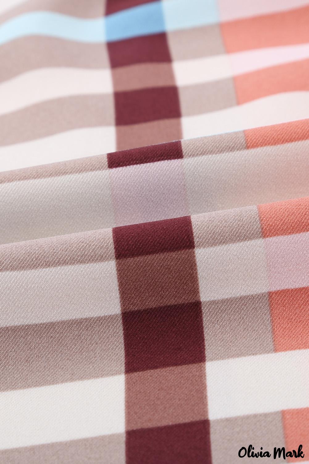 Deanwangkt - Multicolor Plaid Long Sleeve Pocket Shirt - Deanwangkt