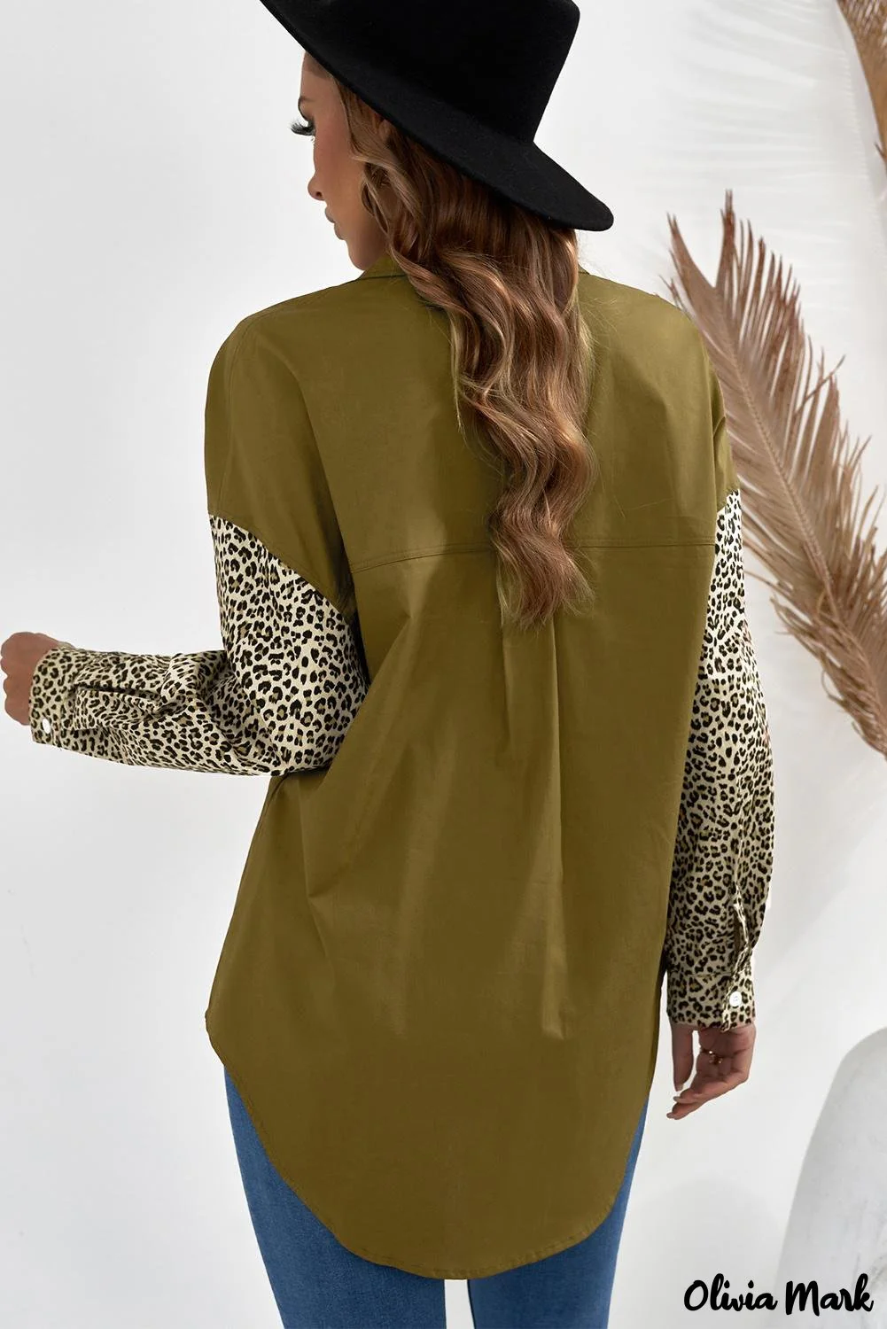 Deanwangkt - Patchwork Drop Shoulder Long Sleeve Shirt - Deanwangkt