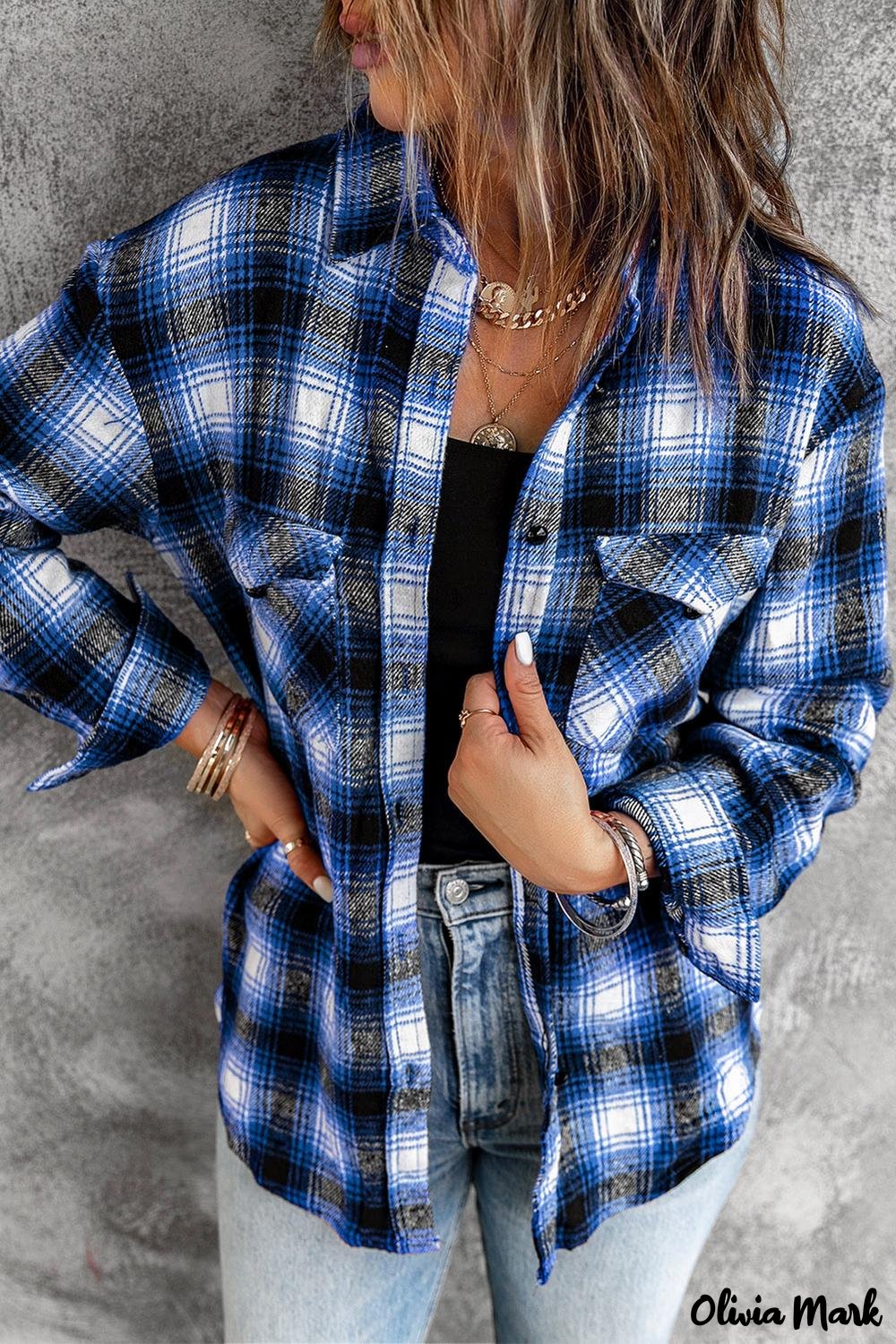 Deanwangkt - Black checked jacket with pockets and buttons - Deanwangkt