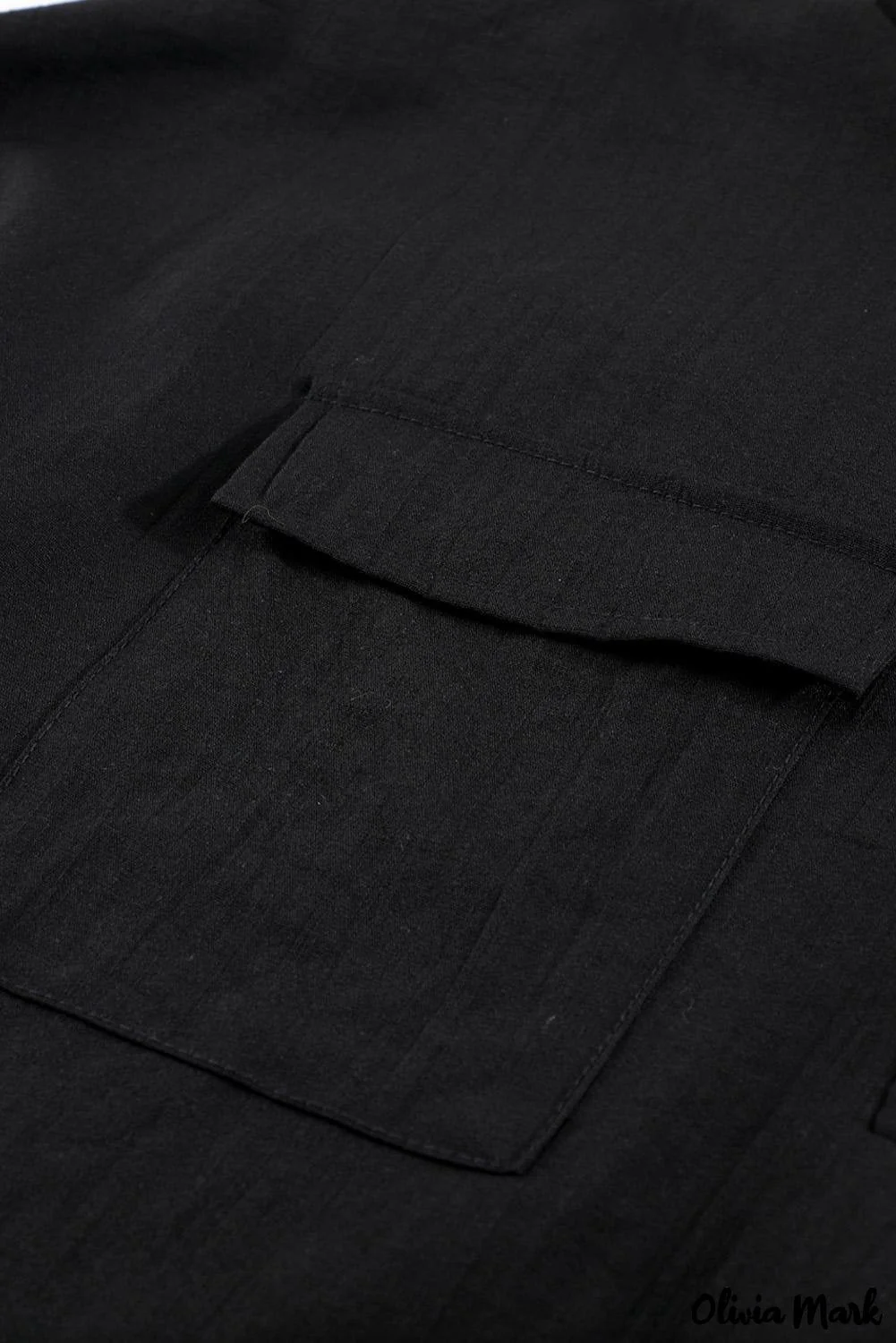 Deanwangkt - Khaki button down long sleeve shirt with pocket - Deanwangkt