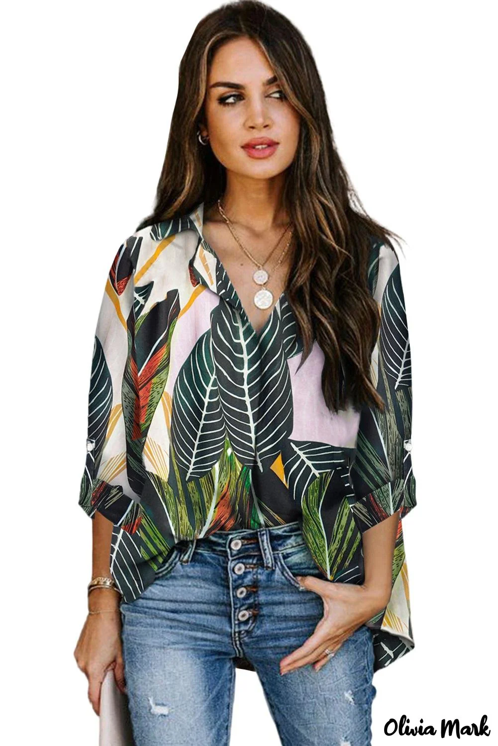 Deanwangkt - White Floral Button Down Long Sleeve Shirt - Deanwangkt