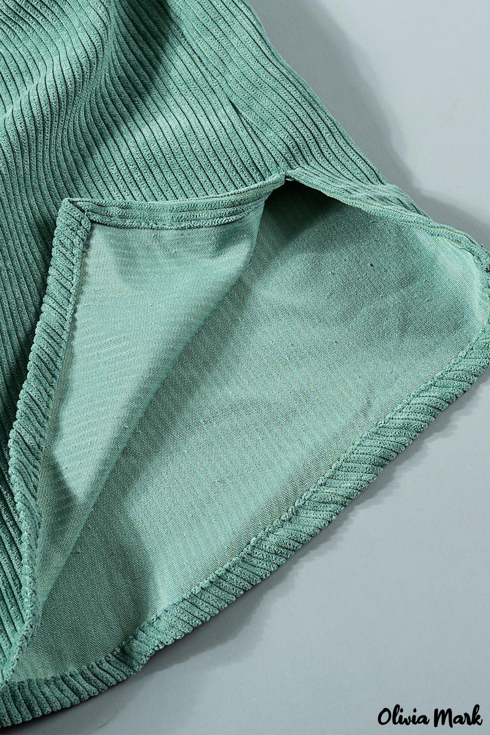 Deanwangkt - Beige corduroy buttoned long sleeve shirt with pockets - Deanwangkt