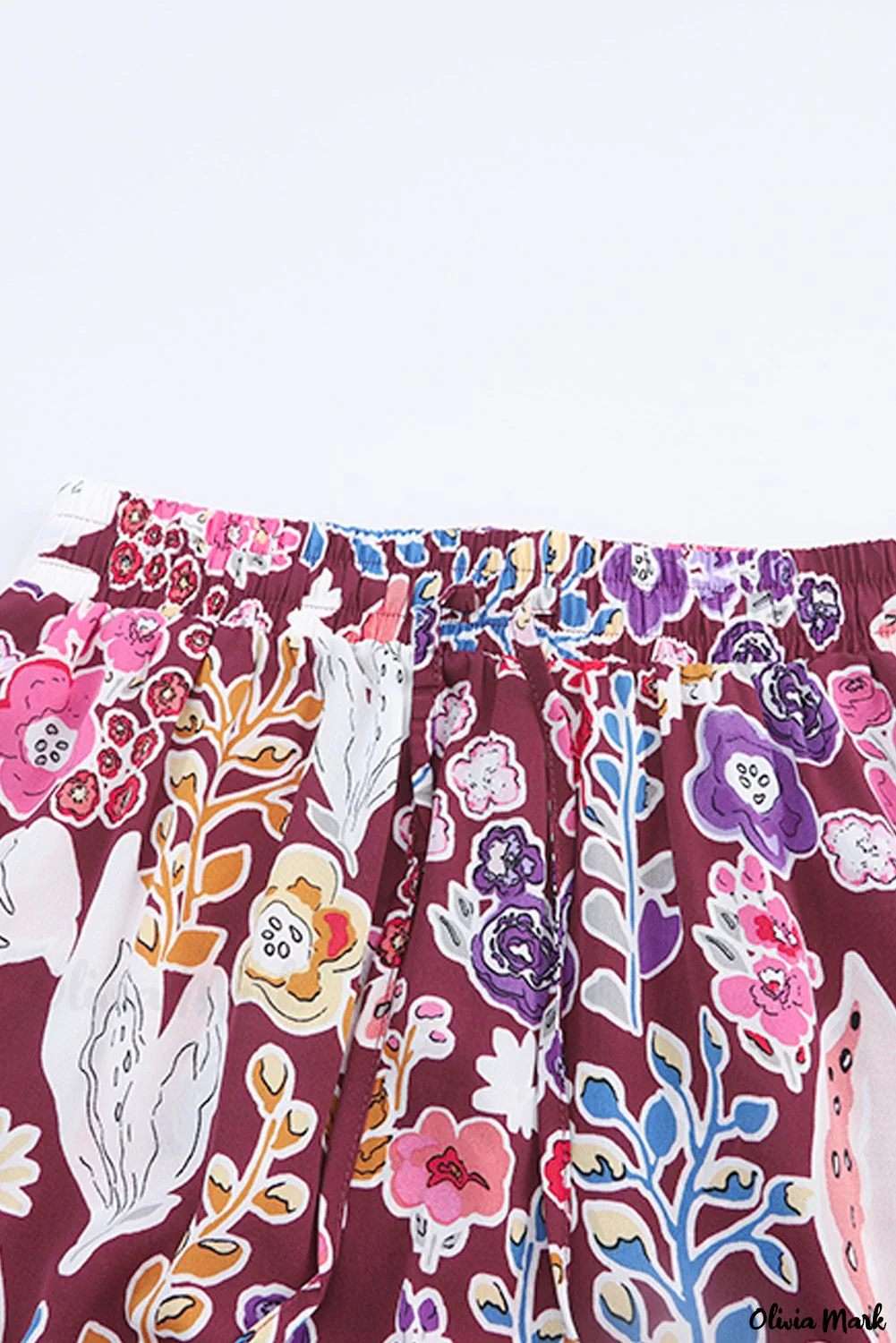 Deanwangkt - Bohemian Floral Long Sleeve V-Neck Blouse - Deanwangkt