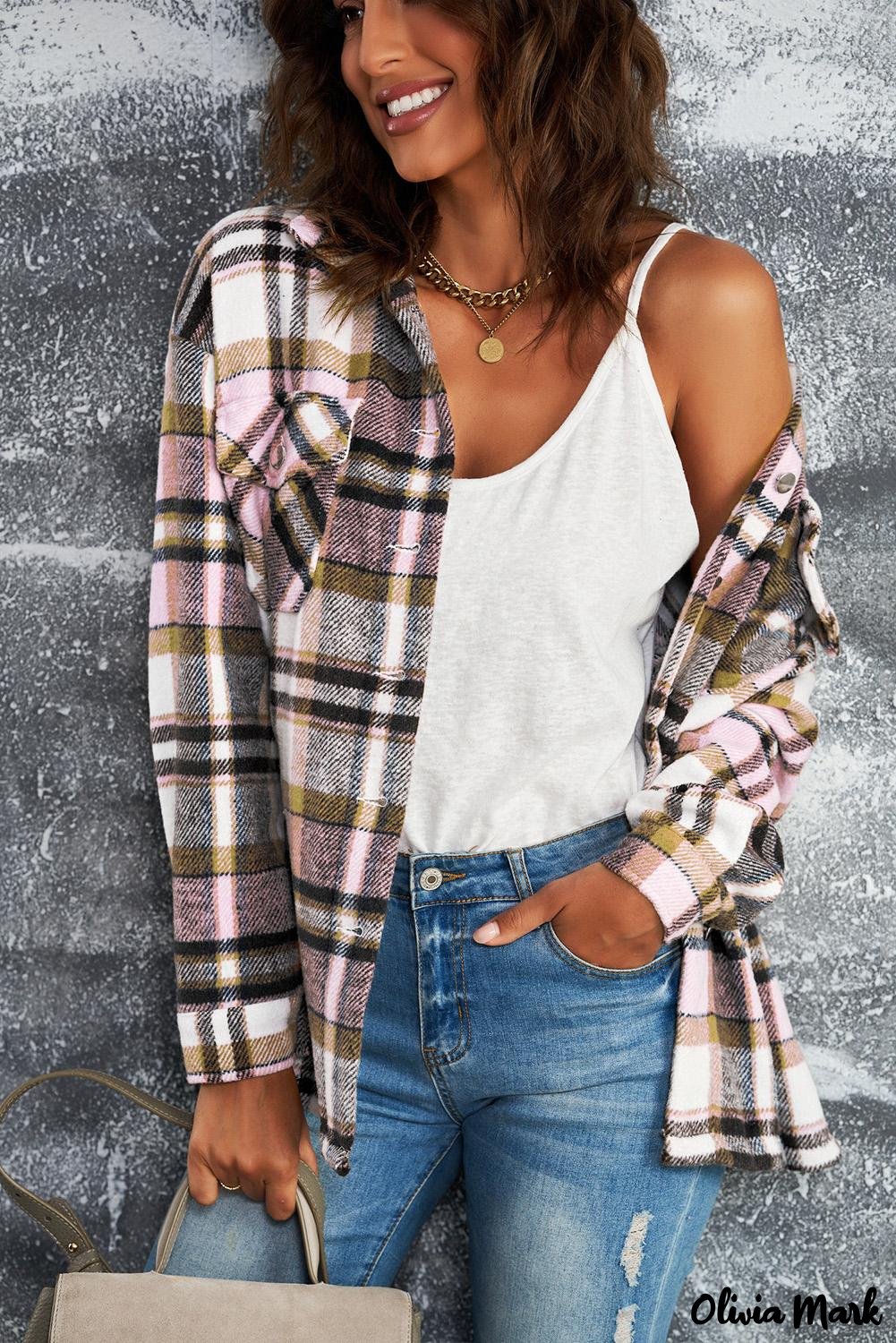 Deanwangkt - Pink Geometric Check Pocket Shirt - Deanwangkt