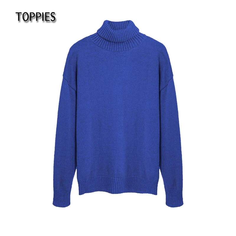 Christmas Gift Deanwangkt Autumn Winter Women's Sweater 15% Wool Green Turtleneck Sweater Knitted Tops Jumper Korean Clothes - Deanwangkt