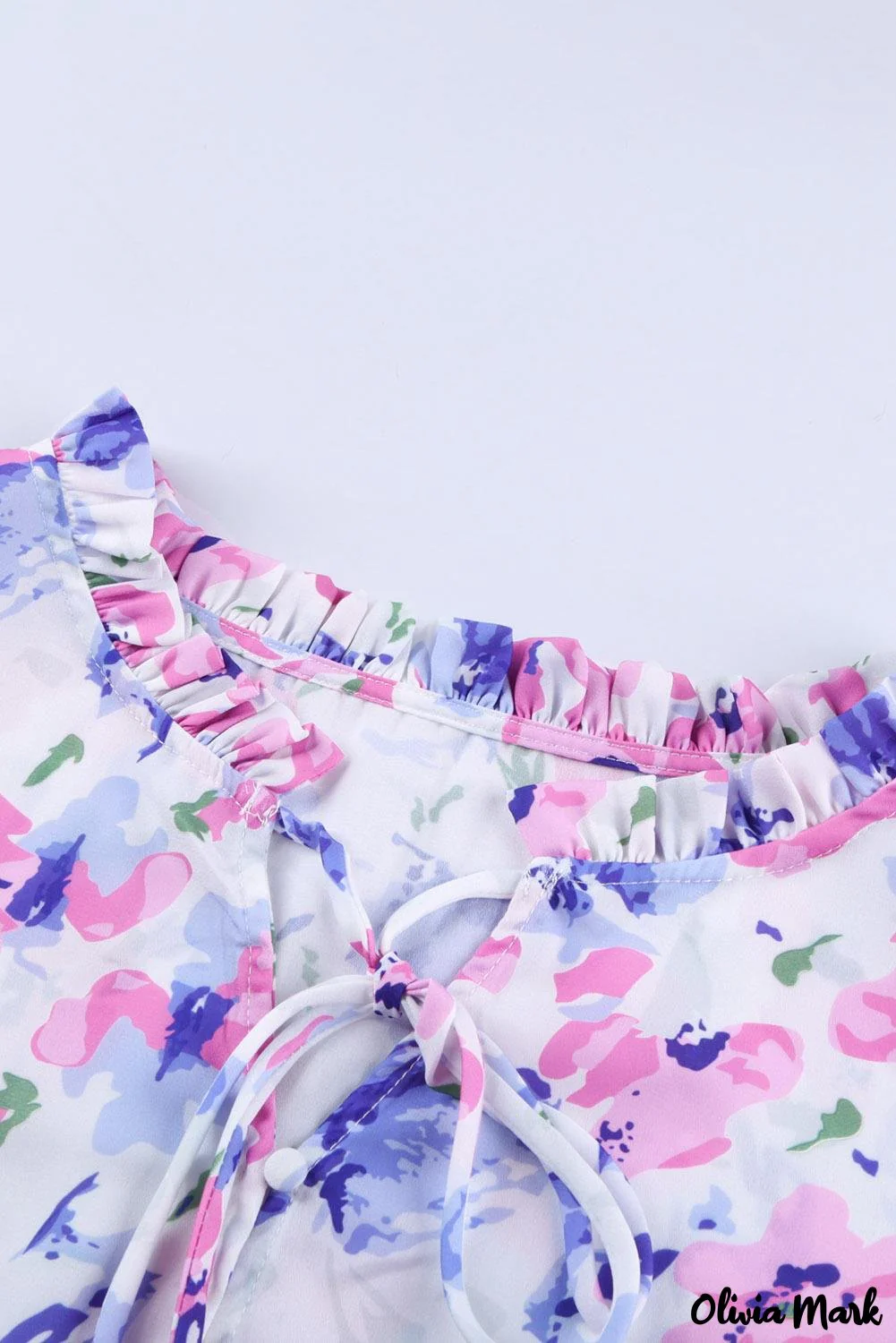 Deanwangkt - Cakewalk Rose Floral Smocked Blouse - Deanwangkt