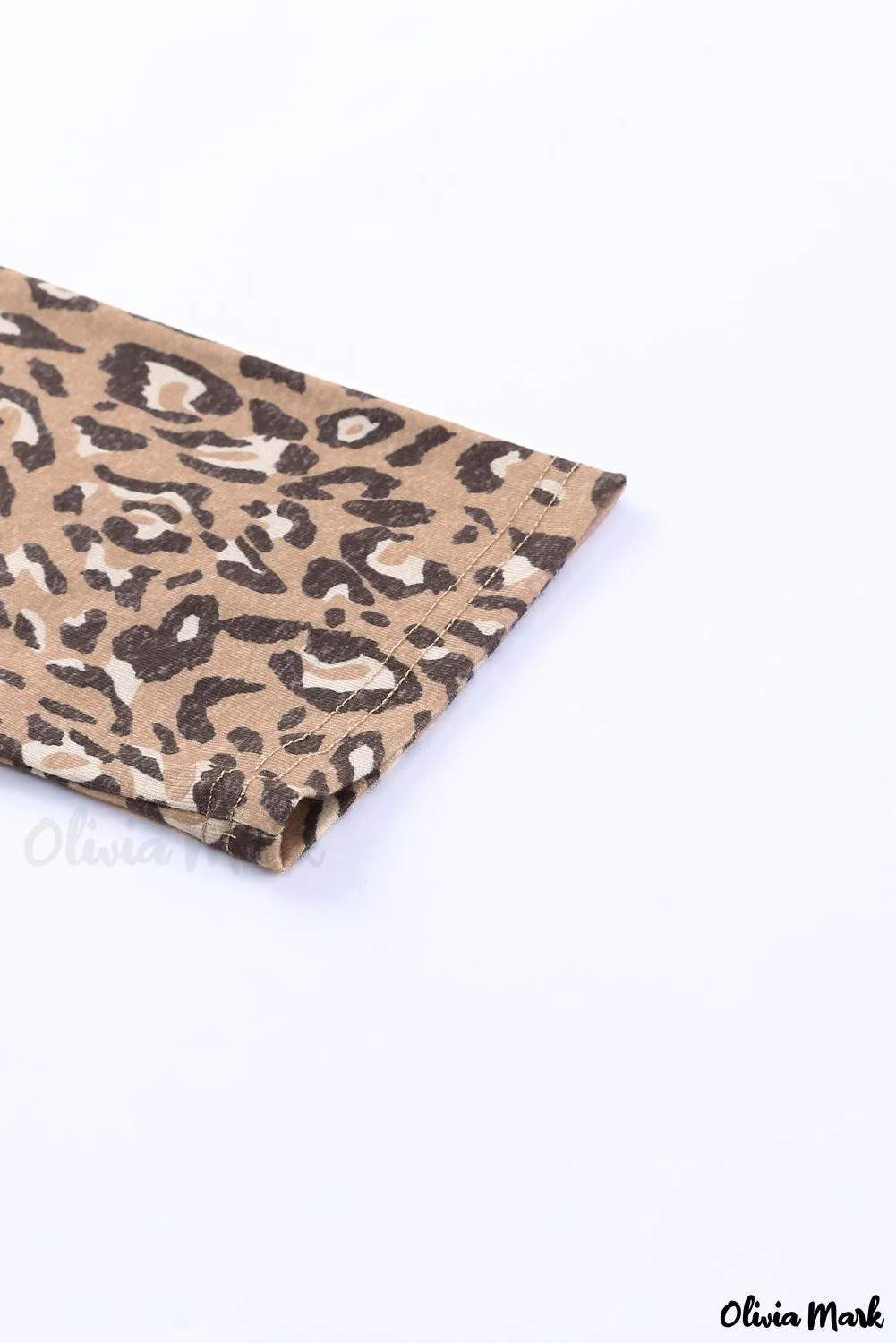 Deanwangkt - Leopard Print Long Sleeve Blouse - Deanwangkt