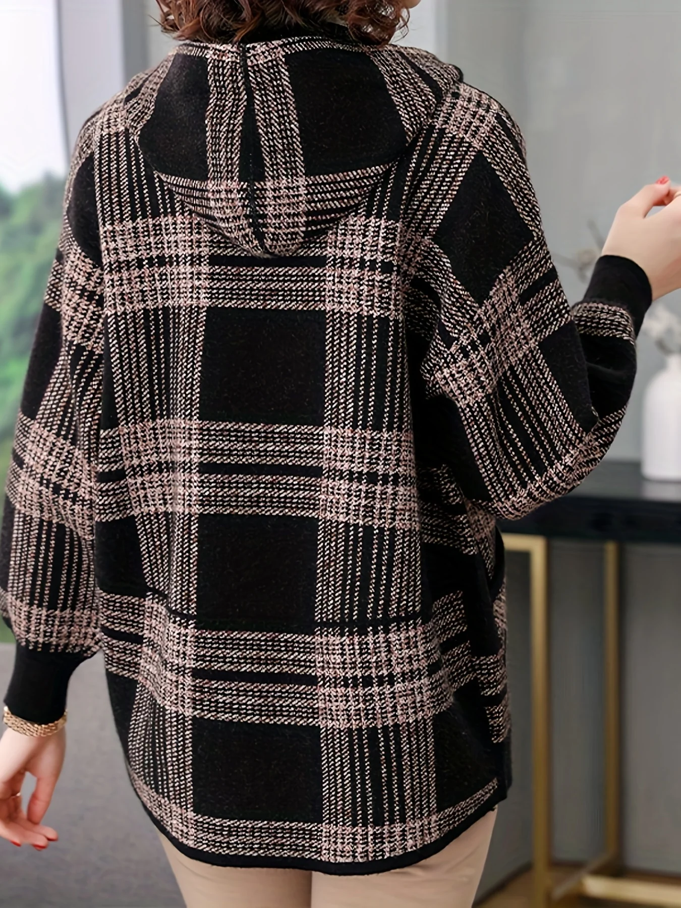 deanwangkt-1  Graphic Print Zip Up Jacket, Casual Long Sleeve Hooded Outerwear, Women's Clothing - Deanwangkt