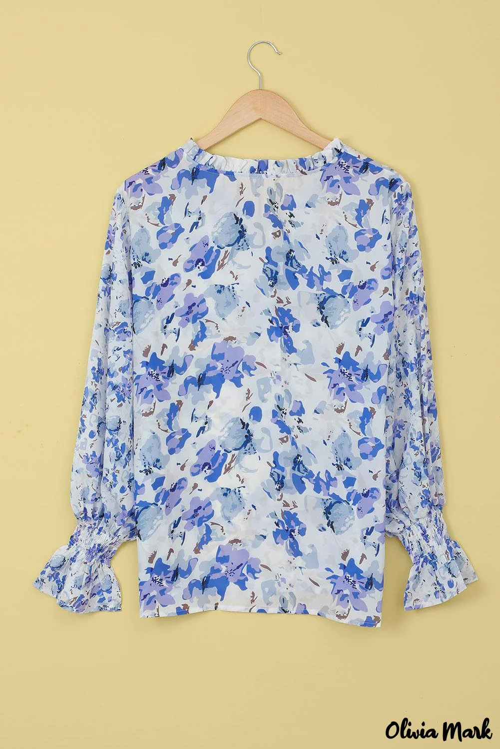 Deanwangkt - Cakewalk Rose Floral Smocked Blouse - Deanwangkt