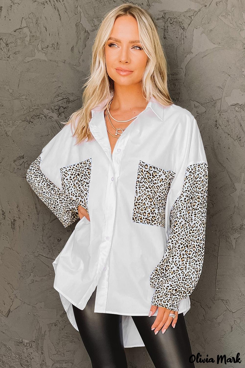 Deanwangkt - Patchwork Drop Shoulder Long Sleeve Shirt - Deanwangkt