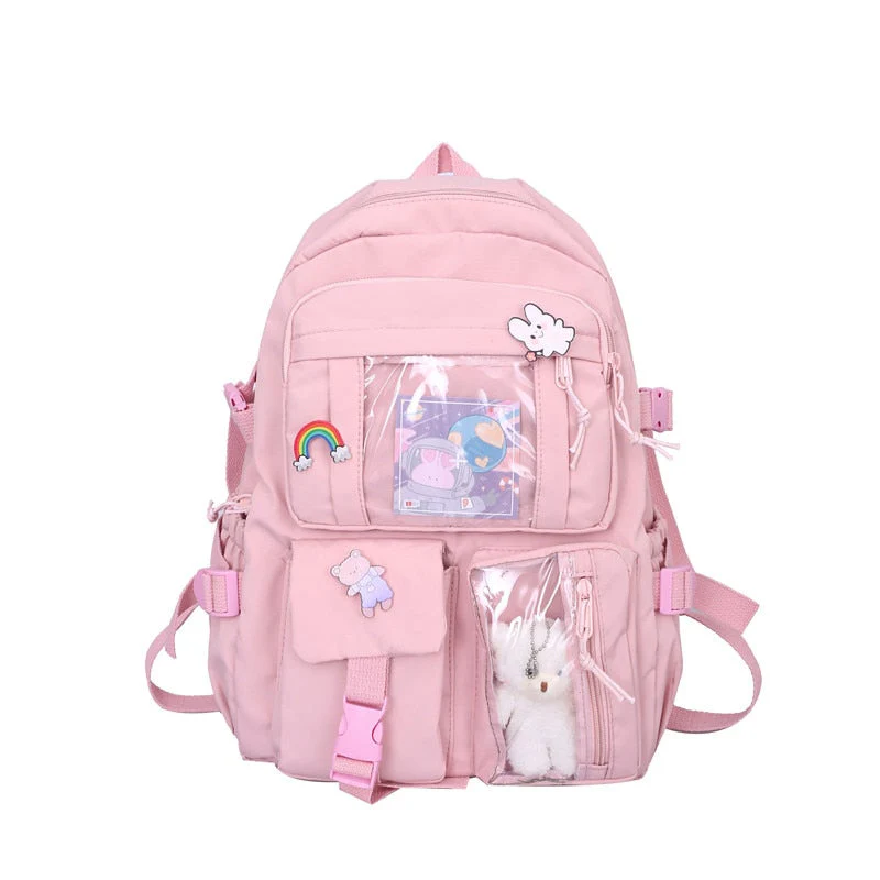 Back to school backpack Schoolbag Girl INS Korean Edition College Wind High Junior High Students SEN Department Of Girls Backpack - Deanwangkt