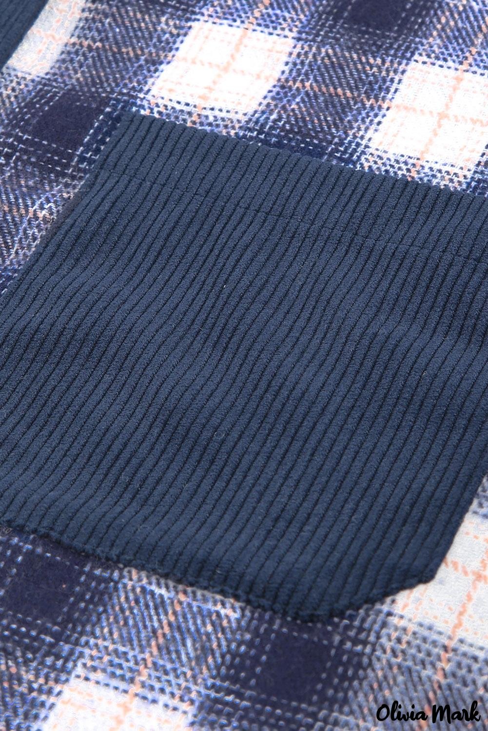 Deanwangkt - Oversized button-up shirt in checked corduroy - Deanwangkt