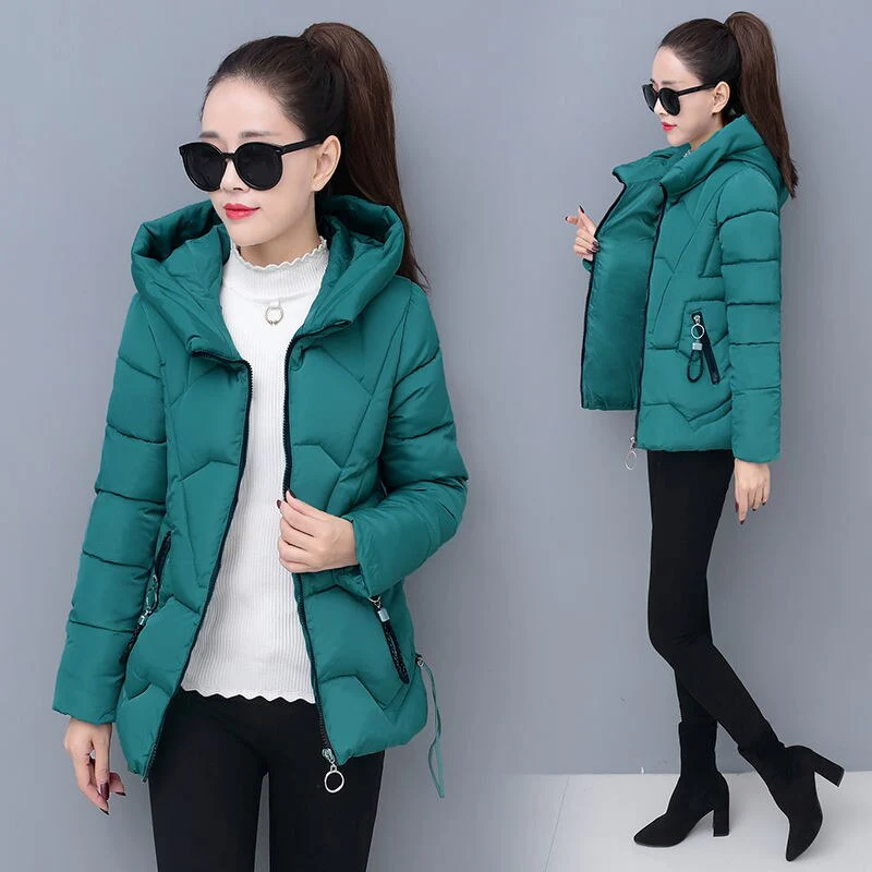 Christmas Gift Deanwangkt Winter Jacket Women Coats Hooded Jackets Parkas Thick Warm Cotton Padded Female Loose Short Coat Outwear Plus size 4XL P820 - Deanwangkt