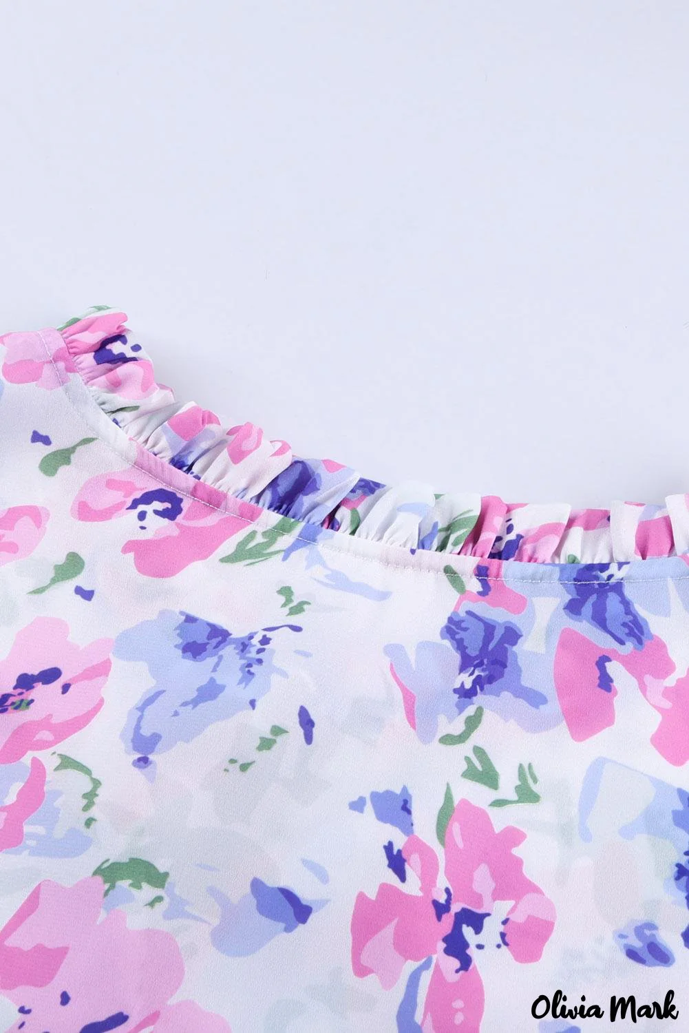 Deanwangkt - Cakewalk Rose Floral Smocked Blouse - Deanwangkt