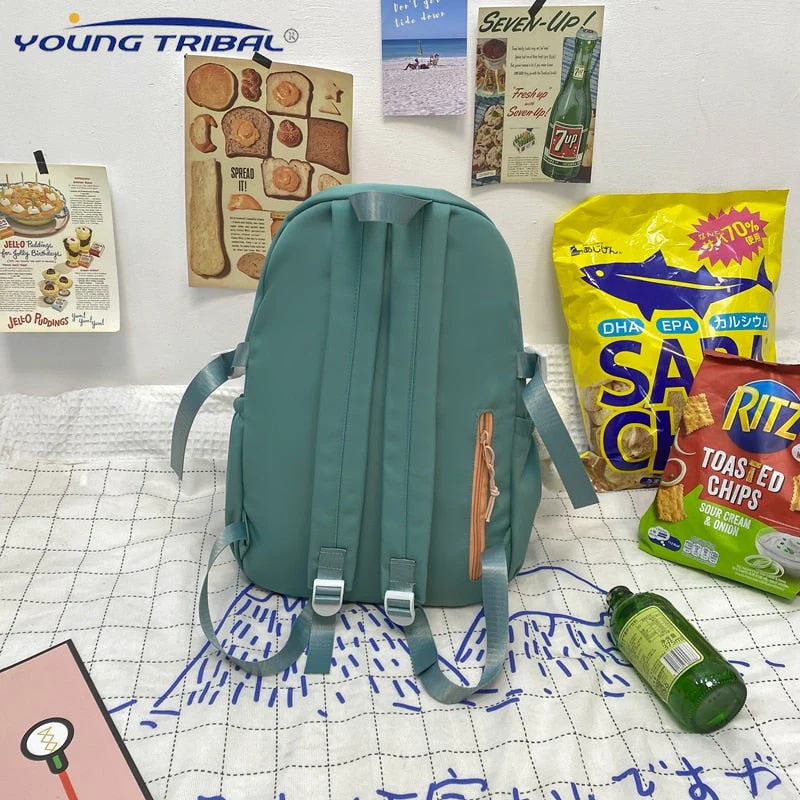 Back to school backpack Japanese Large Capacity Kawaii High Kwaii Student Macaron Schoolbag For Teenager Girls Laptop Travel Backpacks - Deanwangkt