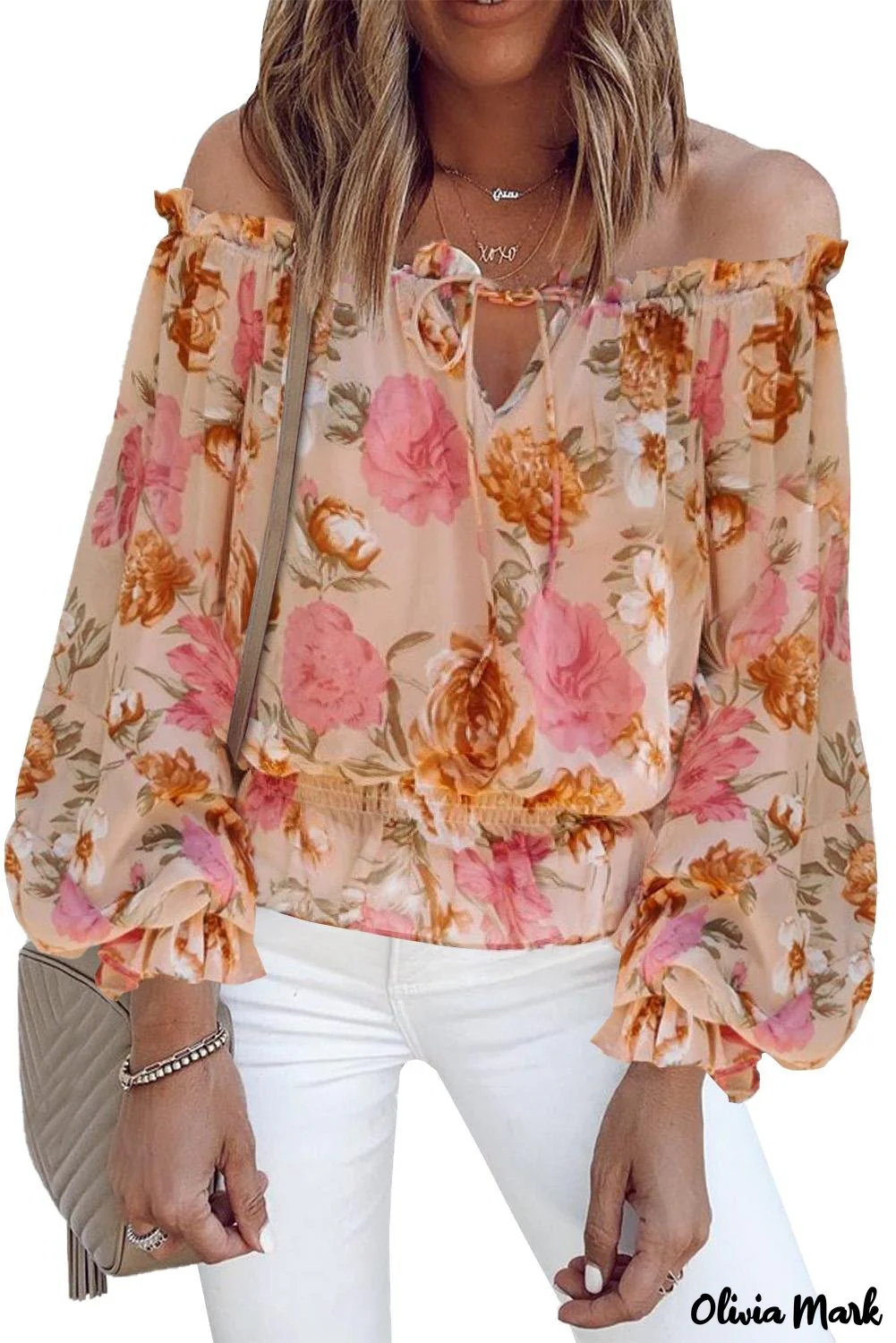 Deanwangkt - Floral off-the-shoulder blouse - Deanwangkt