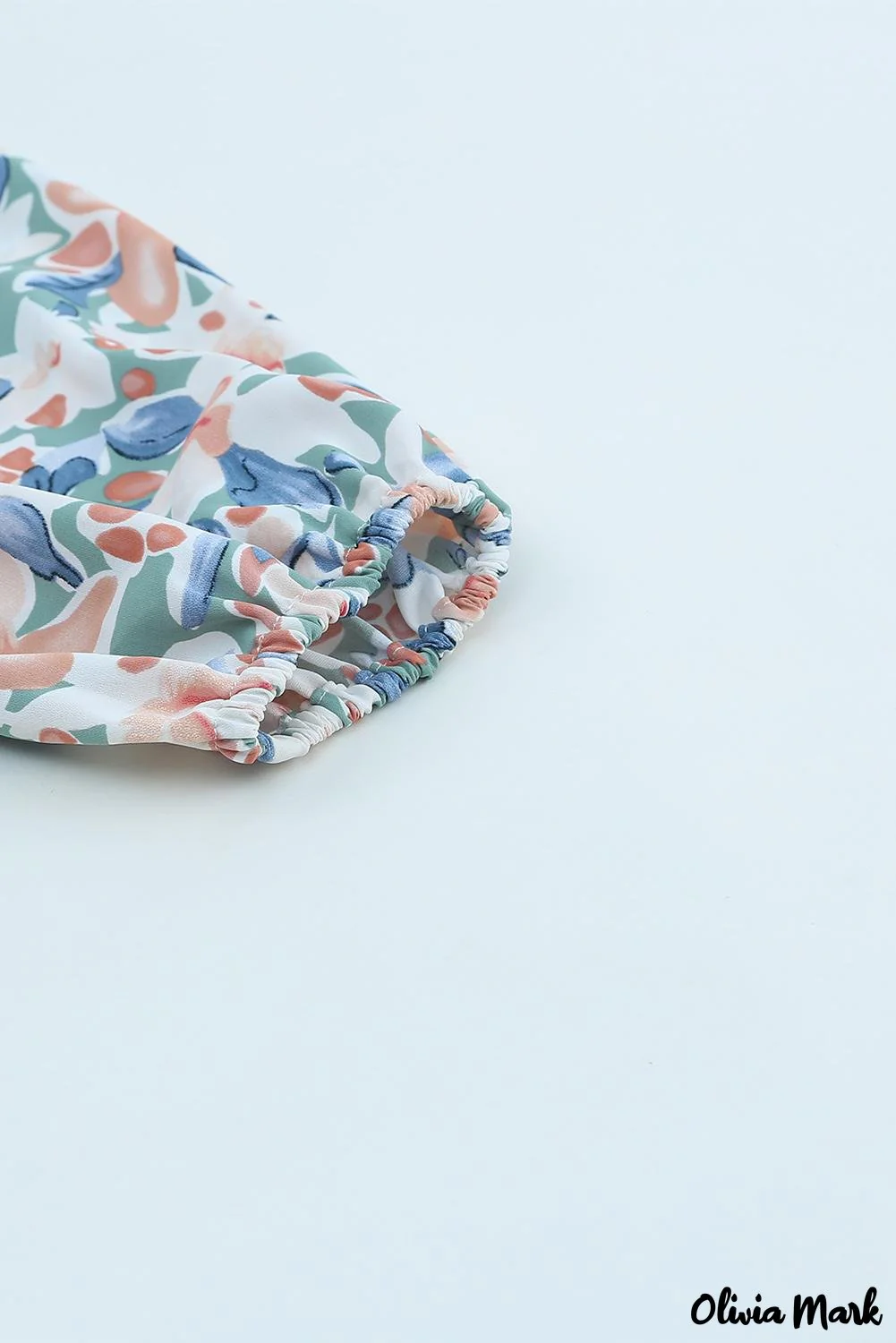 Deanwangkt - Green lace-up blouse with floral print - Deanwangkt