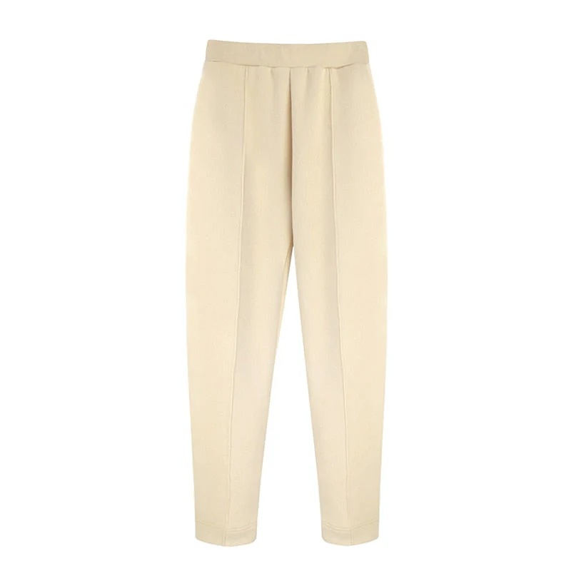 Christmas Gift Deanwangkt Solid 100% Cotton Suits Women Set Fleece Pullover Hooded Hoodies Sweatshirts Casual Pants Tracksuit Plus Size - Deanwangkt