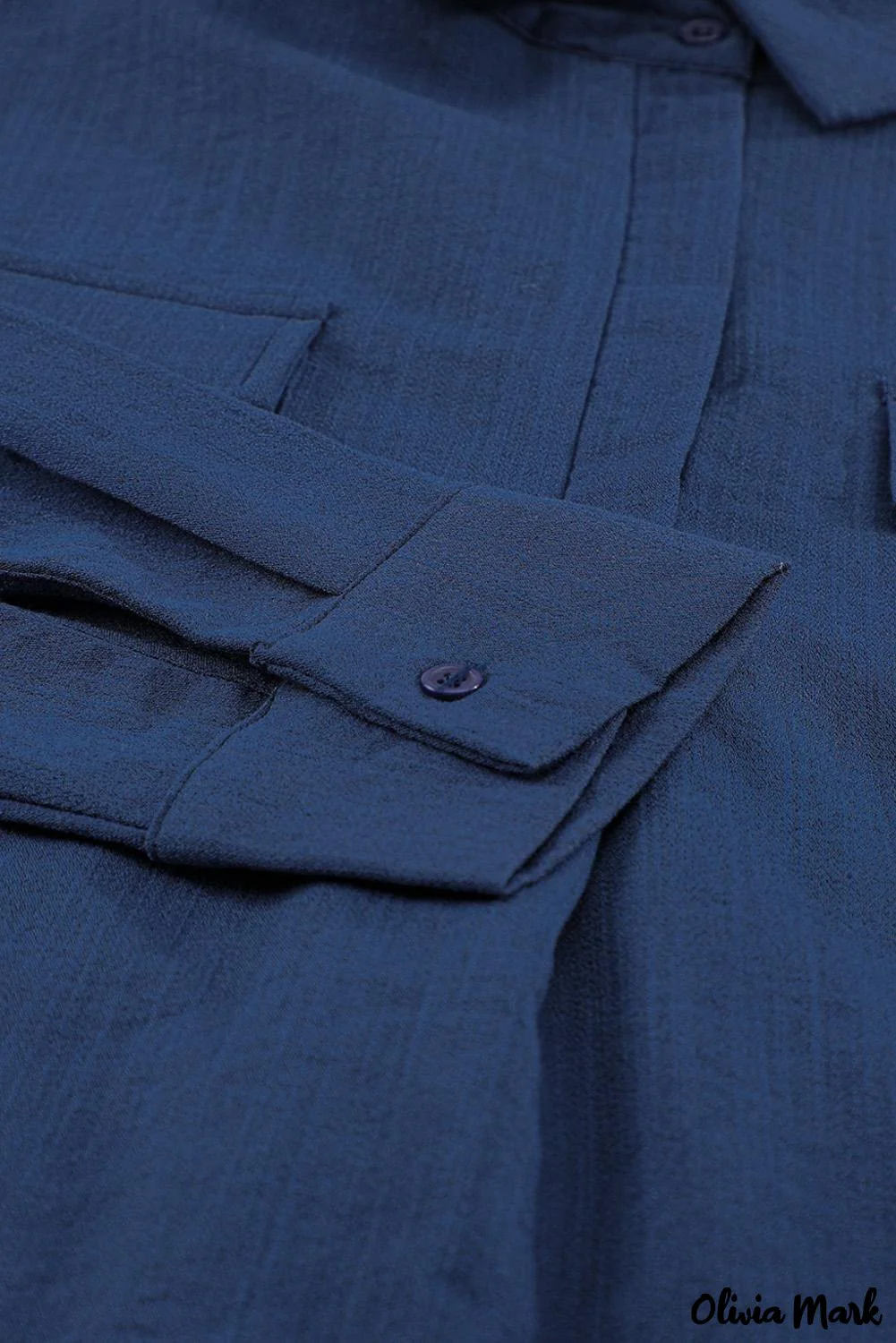 Deanwangkt - Khaki button down long sleeve shirt with pocket - Deanwangkt