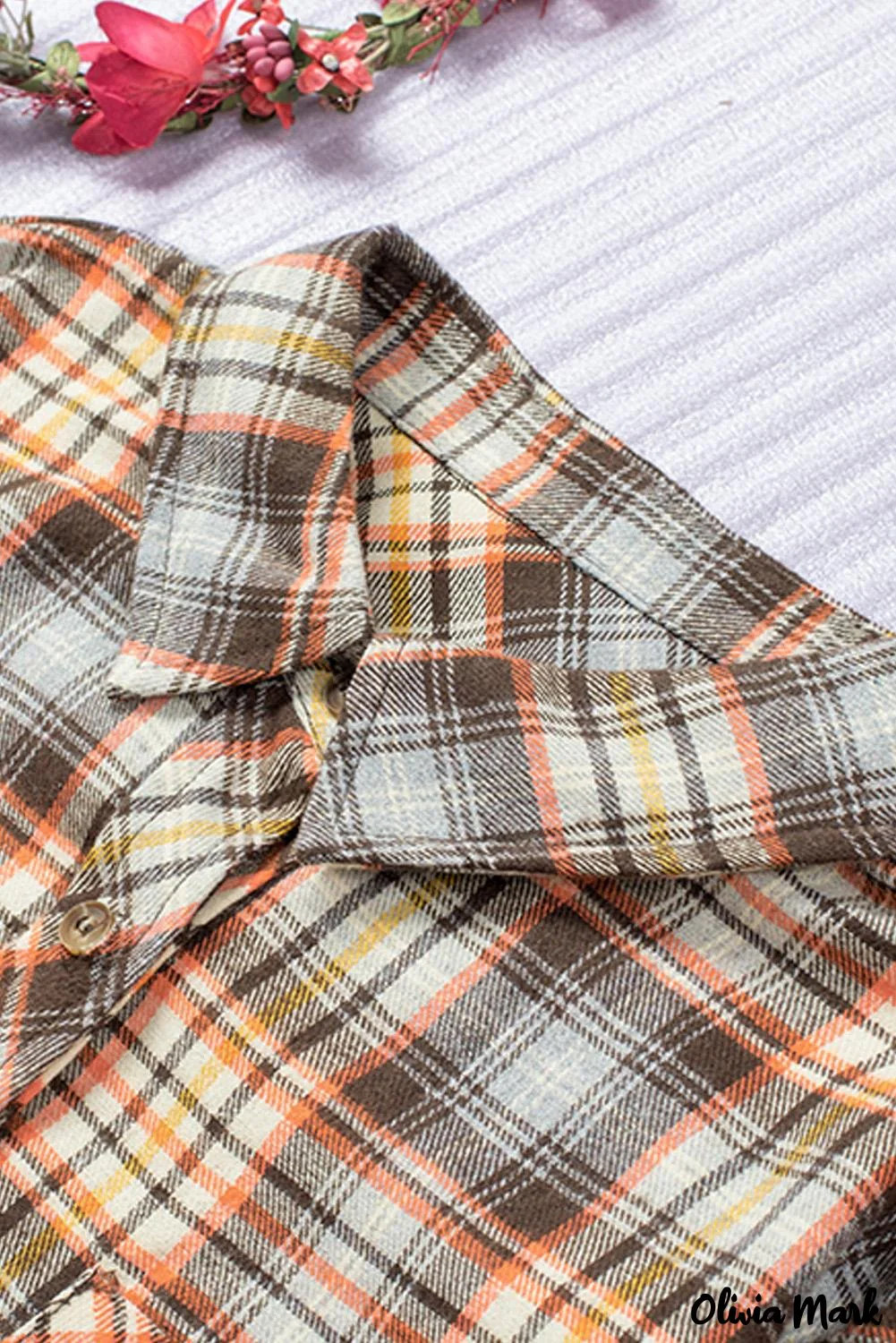 Deanwangkt - Plaid Button-Up Long Sleeve Shirt - Deanwangkt